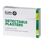 St John Ambulance Assorted Blue Detectable Plasters - Pack of 100