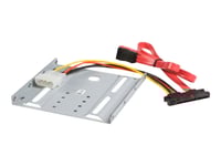 Startech.Com Ssd-Monteringsfäste - Solid Metal - 2.5In Till 3.5 Hårddiskadapter - Ssd-Fäste - Ssd-Uppgraderingssats (Bracket25sat) - Ramme - För P/N: 25S22m2ngffr, S322m225r, Sat2m2ngff25, Sat32m225, Sat32msat257, St521pmint