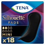 TENA Silhouette Mini Serviettes Noir 18 pc(s) serviettes hygiénique(s)
