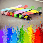 BeTTi Complete Skateboards- Standard Skateboards, Colorful Rainbow Skateboard Complete Retro Girl Boy Cruiser Mini Longboard, Classic Skateboard, Arcade Skateboard (Color : Style 3)