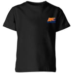 Back To The Future 35 Hill Valley Front Kids' T-Shirt - Black - 3-4 Years