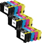 KING OF FLASH Replacement for Epson 16 16XL Ink Cartridges Compatible for Epson Workforce WF-2750 WF-2760 WF-2010 WF-2630 WF-2510 WF-2520 WF-2660 WF-2540 WF-2650 WF-2530 (3 sets & 3 black)