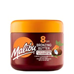Malibu Sun SPF 8 Bronzing Fast Tanning Body Butter with Beta Carotene Water Resi