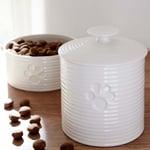 Sophie Conran for Portmeirion Pet Bowl & Treat Jar Bundle White
