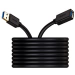 USB Extension Cable 3m - VCZHS USB 3.0 Extension Lead A Male to A Female USB Extender 5Gbps High Speed Data Transfer Compatible with Printer, Scanner, Keyboard ,Mouse, Card Reader, USB Flash Drive