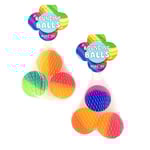 3-pack flerfärgade studsbollar Ø4,5 cm