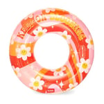 Legami - Donut Gonflable pour Piscine, Maxi Donut pour Garçons et Adultes, Accessoire Gonflable Mer Plage, Soutient Jusqu'à 80 Kg, Donut en Forme de Bouée, Diamètre 102 cm, Daisy