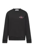 Monogram Cn Sweatshirt Tops Sweat-shirts & Hoodies Sweat-shirts Black Calvin Klein