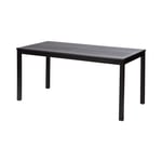 Cinas - Rosenborg 165x80 cm Trädgårdsbord Matt svart