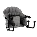 Siège De Table Pour Poupée Bayer Chic - Gris Jean - Pour Poupées Jusqu'à 60cm - Ceinture De Sécurité