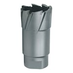 RUKO Tungsten Carbide Core Drill Bit with Cutting Edge and Threaded Retainer, Bright Finish, 18.0 mm Diameter, 84.0 mm Length, R108018