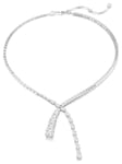 Swarovski 5692533 Matrix Y Necklace White Crystals Rhodium Jewellery