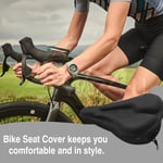Bike Bicycle Cycle Seat Cover Extra Comfort Padding Soft Gel Cushion Gym Sores