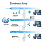 WiFi Extender 4 Antennas 3 Modes Plug And Play WiFi Signal Amplifier For Hot BGS