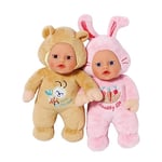 BABY born Cutie for Babies 832301 - One Doll From Two Assorted Styles - 30cm Soft Body Doll - Fully Hand Washable - Suitable for Newborn Babies