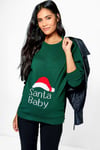 Maternity 'Santa Baby' Christmas Jumper