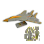 F-14 Tomcat SNC-4 stridsflygplansskärm gör det själv