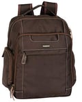 Montichelvo Montichelvo Brown Computer Backpack Cartable, 36 cm, Multicolore (Multicolour)