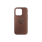 Peak Design Mobilt "Everyday" tygfodral till iPhone 15 Pro v2 - Färg: Redwood