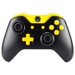 eXtremeRate LB RB LT RT Bumpers Triggers D-Pad ABXY Start Back Sync Buttons, Lime Yellow Full Set Buttons Repair Kits with Tools for Xbox One Standard & Xbox One Elite V1 Controller (Model 1697/1698)