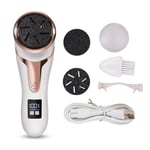 Soin du corps,Ponceuse électrique pour les pieds,appareil de pédicure à LED,aspirateur Portable pour éliminer - Type White Digital