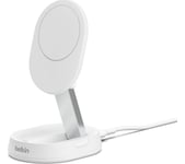 Belkin BoostCharge Pro Qi2 Convertible Wireless Charging Stand - White, White