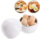 Egg Cooker/Microwave Egg Cooker/Aluminum?Plastic Composite Durable Knob Design/with Ventilation Holes Microwave Egg Boiler/Rapid Heating for Home Cooking Utensils