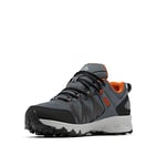 Columbia Men's Peakfreak 2 Outdry Waterproof Low Rise Hiking Shoes, Grey (Graphite x Warm Copper), 10.5 UK