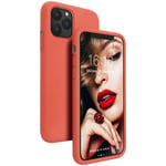 JASBON iPhone 11 Pro Case,Silicone Shockproof Phone Case Gel Rubber Drop Protection 5.8 inch Cover for iPhone 11 Pro 2019-Coral
