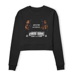 Creed Battle For Los Angeles Women's Cropped Sweatshirt - Black - L