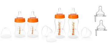 THINKBABY STARTER SET | BABY BOTTLES | START YOUR BABY OFF RIGHT | 4pk | NEW!