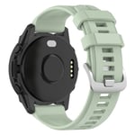 Garmin Fenix 7/5 / Instinct 2 / Forerunner 935/945 - Silikone rem 22mm - Mintgrøn