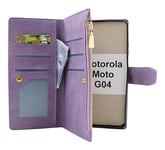 XL Standcase Lyxfodral Motorola Moto G04 (Lila)