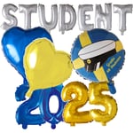 Student Dekorationer Ballonger, Festtillbehör för Examensfest Paket Studentballonger Studentfirande Studentfest - Ballonger - Student