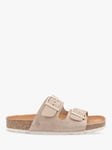 Hush Puppies Blaire Suede Footbed Sandals