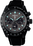 Seiko Watch Prospex Black Series Night Vision Solar Speedtimer Chronograph SSC923P1