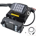 QYT KT-5000 25W Mini Mobile Radio Dual Band VHF/UHF FM Detachable Front Panel