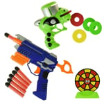 Kids Foam Blaster Dart Toy Gun Shooting Game Toy