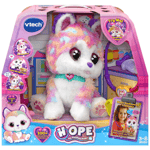Hope The Rainbow Husky Toy Interactive Healing Puppy Pet Sound Motion VTech 100+