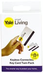 Yale P-YD-01-CON-RFIDC Smart Door Lock Key Cards, White, Pack of 2