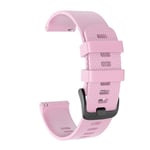 Eariy Large Soft Silicone Replacement Sports Wristband Compatible with Garmin Vivoactive 3, Easy-fit, Multiple Colours, pink