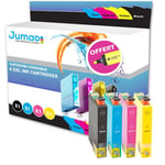 4 cartouche d'encre Jumao compatibles pour Epson Expression Home XP- 215 225 312