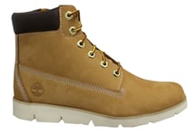 Timberland Radford 6 Inch Side Zip Wheat Leather Lace Up Juniors Boots A1RBS
