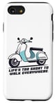 Coque pour iPhone SE (2020) / 7 / 8 Trottinette électrique scooter scooter scooter club rétro