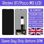 Xiaomi Redmi 9T/Poco M3 Replacement LCD Display Screen Touch Digitizer Glass