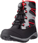 Merrell Homme Outback Snow Boot WTRPF Hiking, Black/Grey/Red, 33 EU