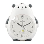 Barnklocka, Hög Musik Snooze Tyst Batteridriven Väckarklocka Med Nattlampa För Sovrum, Flickors & Pojkars Födelsedagspresent grey