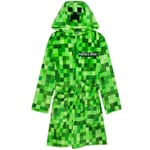 Minecraft Boys Creeper Pixel Dressing Gown