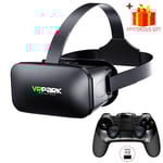 Lunettes VR 3D casque de réalité virtuelle casque pour lentilles de téléphone lunettes appareils Viar Smartphones contrôleur visionneuse de jeu cellulaire - Type With Remote C #A