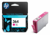 Genuine HP 364 Magenta Ink Cartridge PhotoSmart 4610, 5510 7510, C309A, CB319EE
